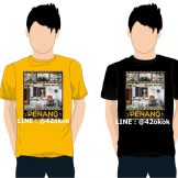 penang Malaysia ปีนัง ลายเสื้อท่องเที่ยว ปีนัง สถานที่เที่ยวของมาเลเซีย ค่ะ t-shirt