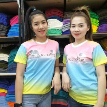 รับผลิตเสื้อยืดพิมพ์ลาย ตามแบบ สวยๆ งานราคาไม่แพง 2022