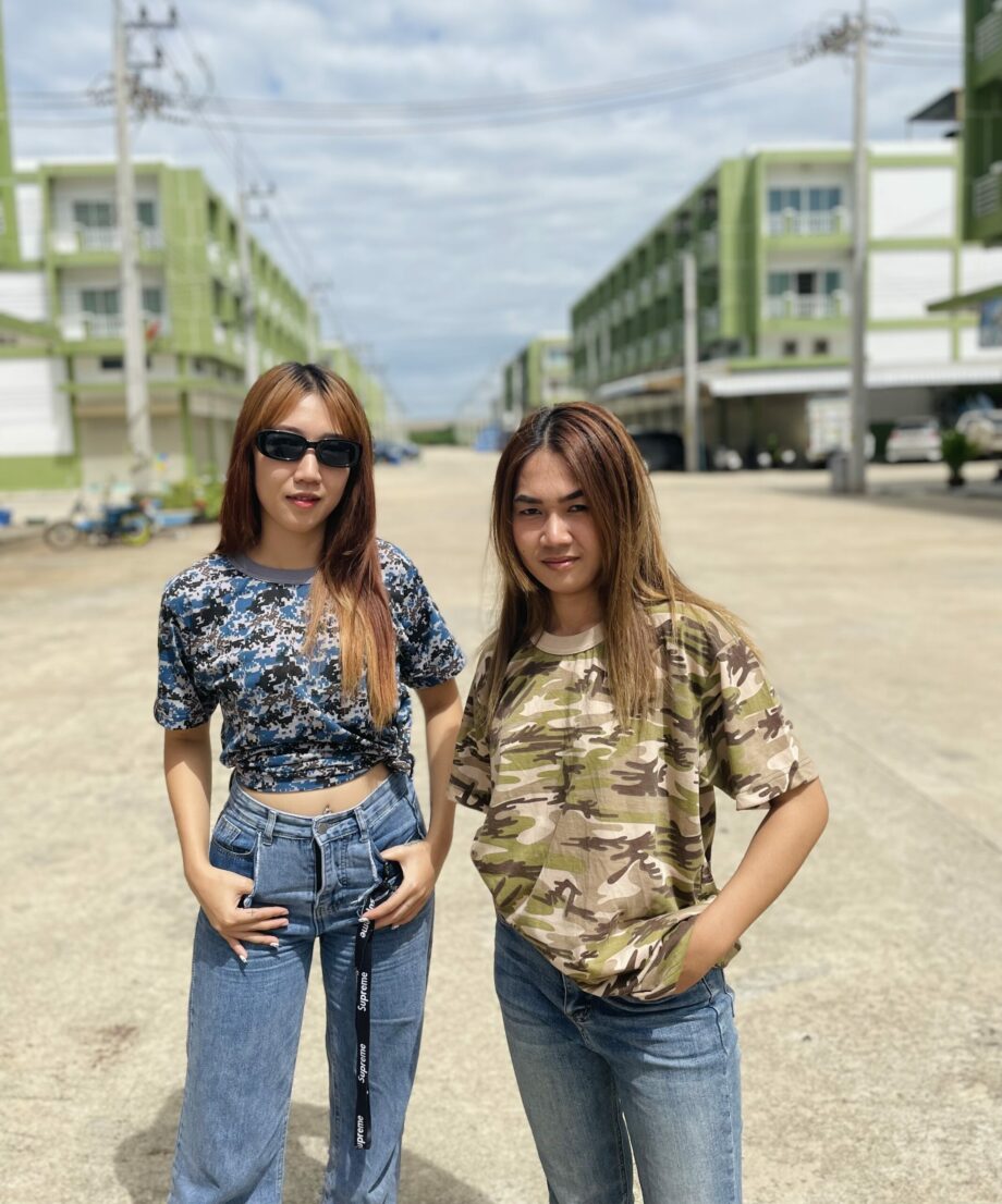 ขายปลีกส่งเสื้อลายทหาร เสื้อคอกลมลายทหาร ลายอามี้