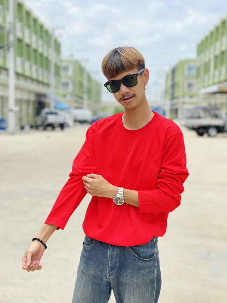 แหล่งขายปลีกส่งเสื้อสีพื้น เสื้อตัวเปล่าราคาถูก แหล่งผลิต  เสื้อสีแดง สีเหลือง สีชมพู - Image 7