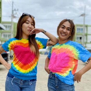 ขายปลีกส่งเสื้อมัดย้อมราคาถูก
