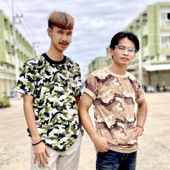 ขายปลีกส่งเสื้อลายทหาร เสื้อคอกลมลายทหาร ลายอามี้
