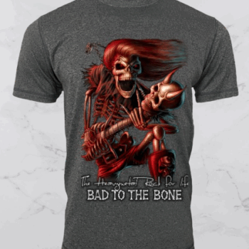 เสื้อลาย Bad to the Bone