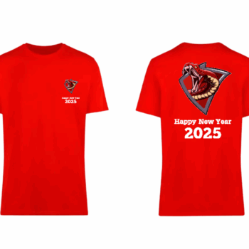 เสื้อลาย Happy New Year