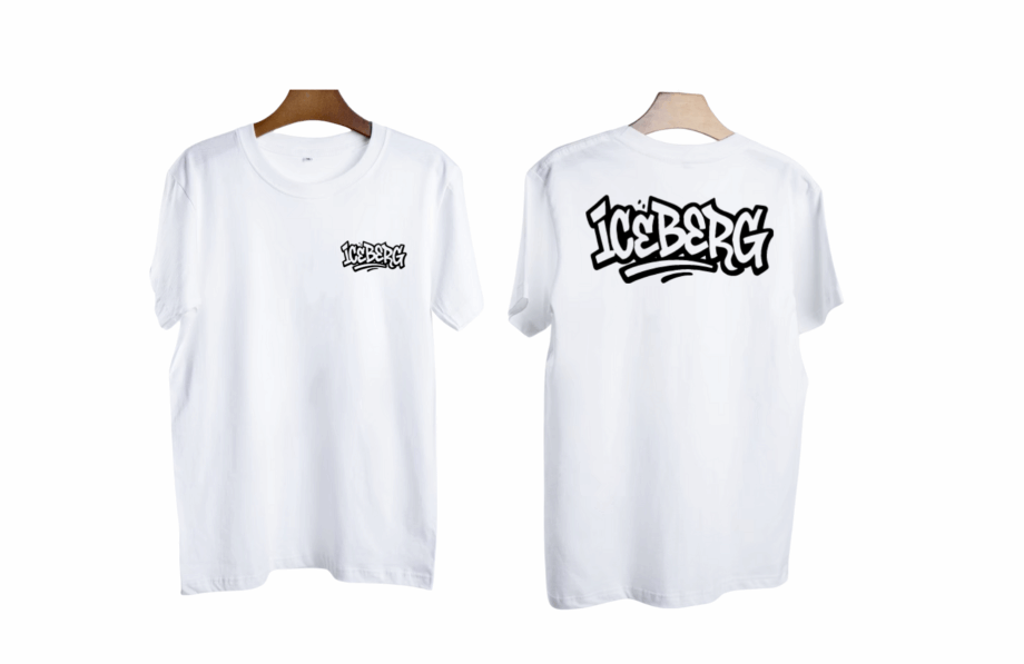 เสื้อลาย ICEBERG สีขาว