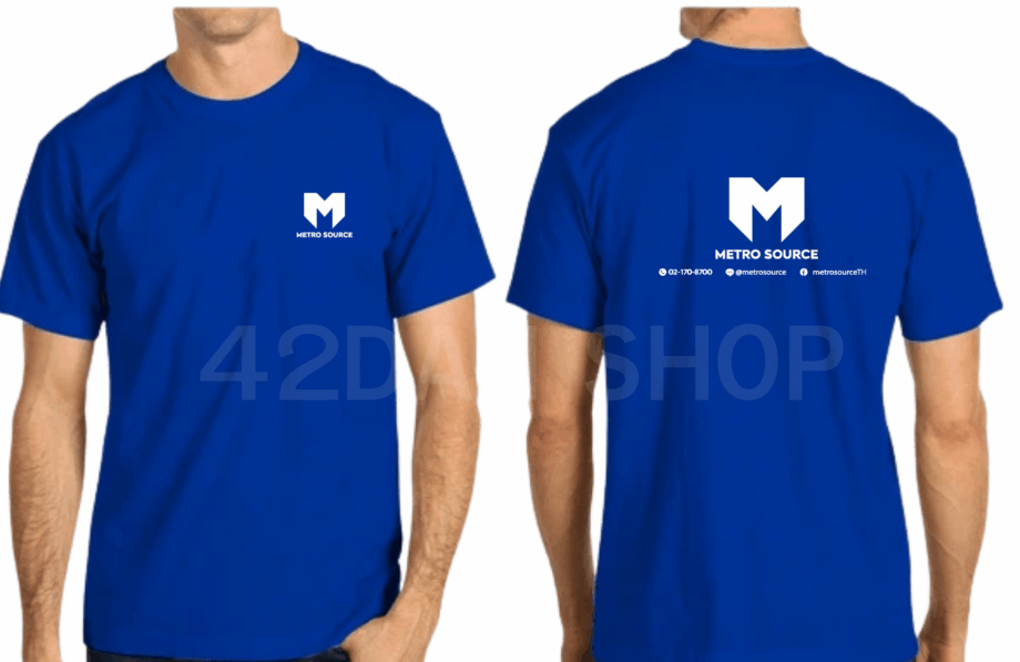 เสื้อลาย metro-logo - Image 2