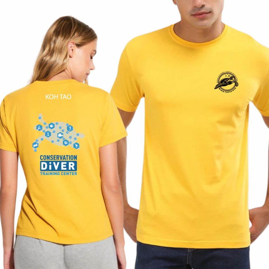 เสื้อลาย เกาะเต่า ลายที่1สีเหลือง - Image 2